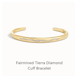 Fairmined Tierra Diamond Cuff Bracelet 