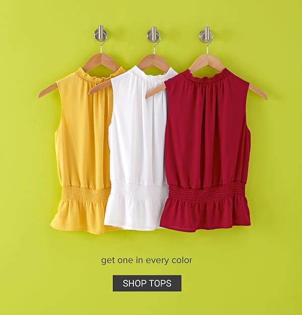 Get one in every color - Shop Tops