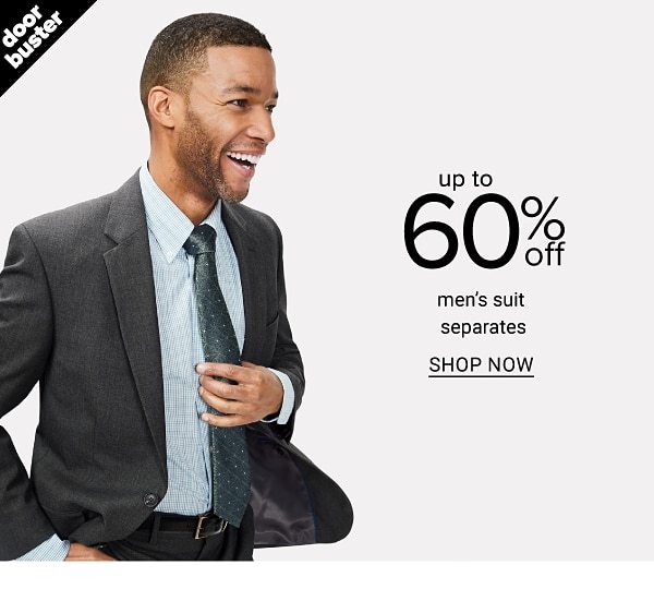 Up to 60% off suit separates - Shop Now