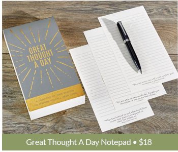 Great Thought A Day Notepad