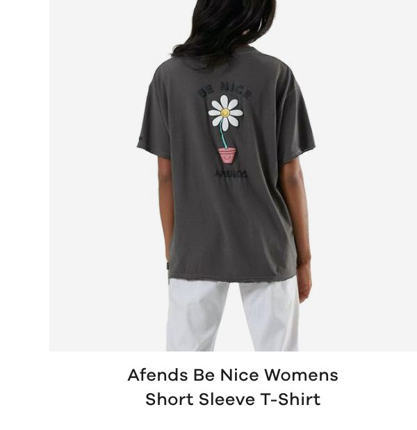Afends Be Nice Womens Short Sleeve T-Shirt