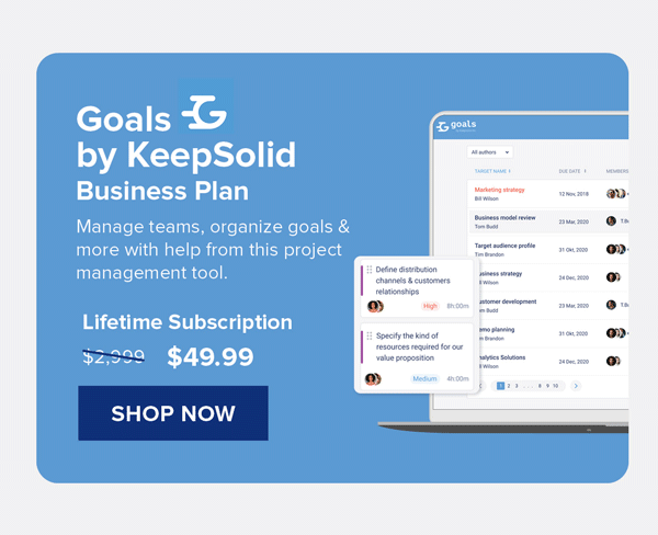 Goals Keepsoild | get now