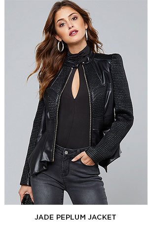 Jade Peplum Jacket