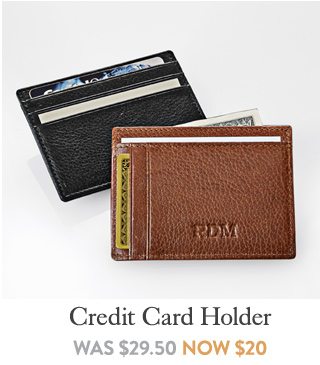 Shop Destination Credit Card Holder