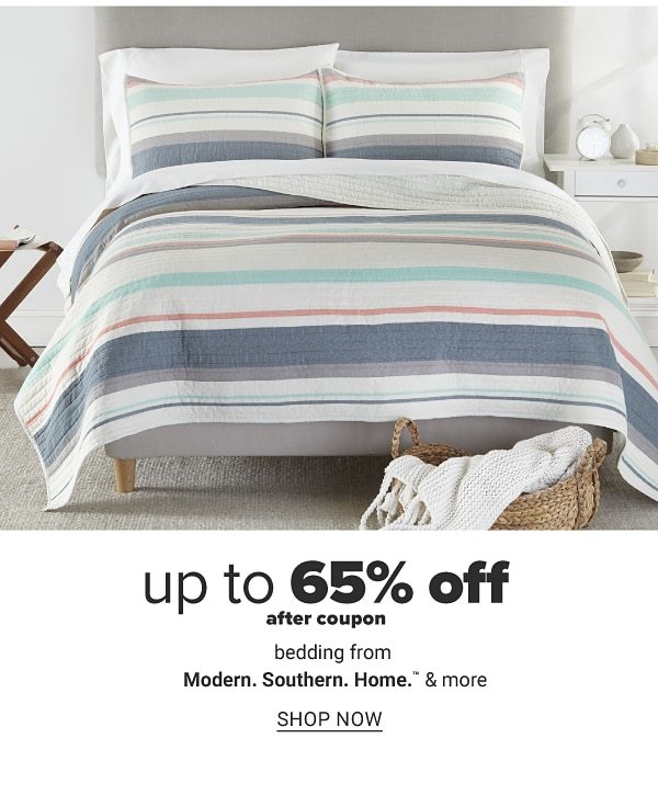 Up to 65% off after coupon bedding from Modern. Southern. Home. & more. Shop Now.