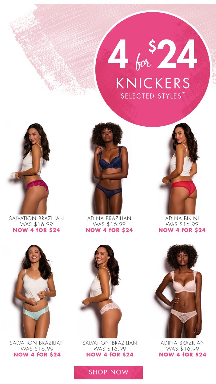 4 for $25 knickers