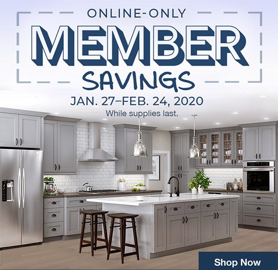 Online-Only Member Savings Jan 27 - Feb 24, 2020 Shop Now!