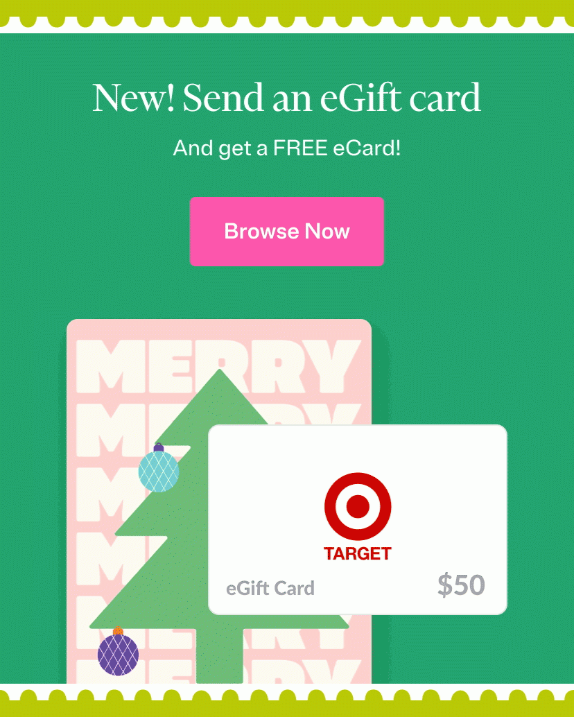 Holiday eGift Cards