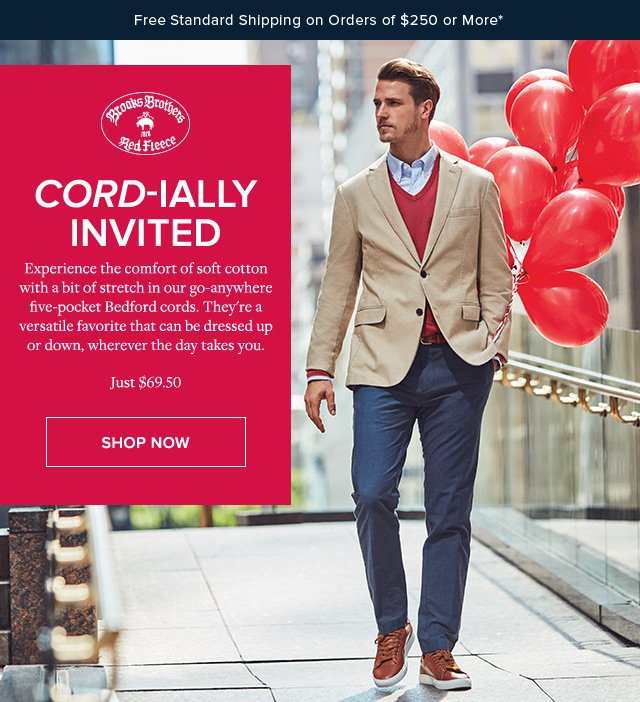 CORD-IALLY INVITED | SHOP NOW