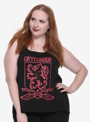 Gryffindor Tank Top Plus Size