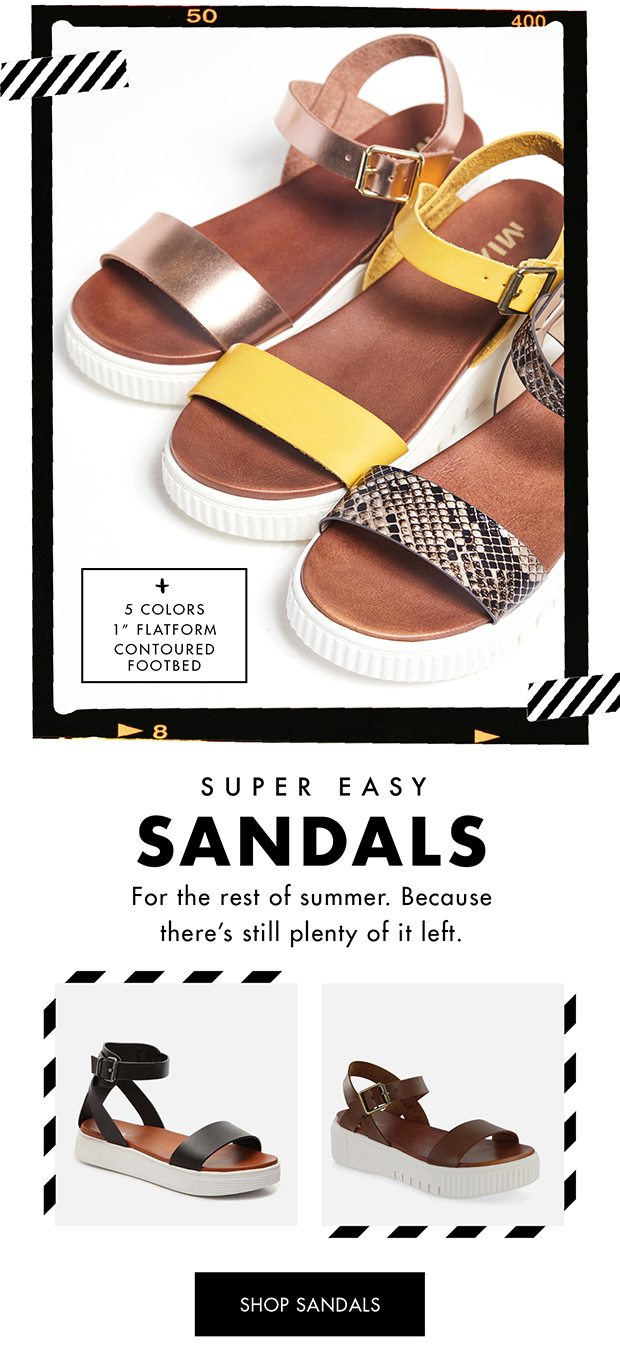 SHOP SANDALS