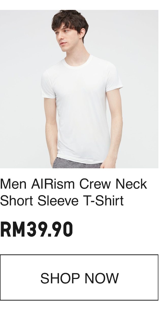 MEN AIRISM CREW NECK T SHIRT