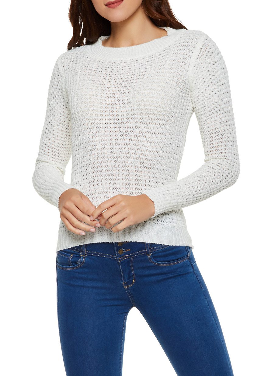 Solid Knit Sweater