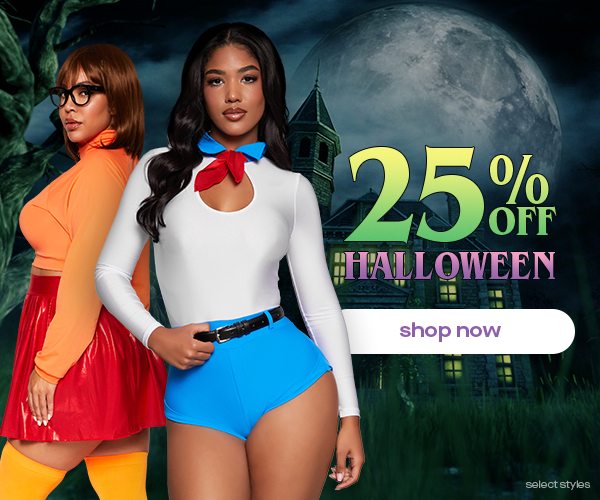 25% OFF HALLOWEEN SHOP NOW