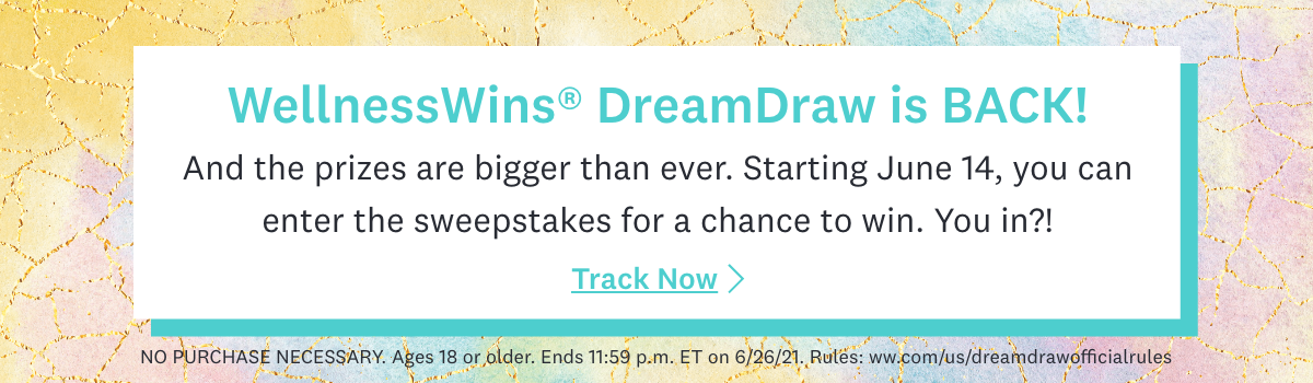 WellnessWins DreamDraw is BACK! | TrackNow >