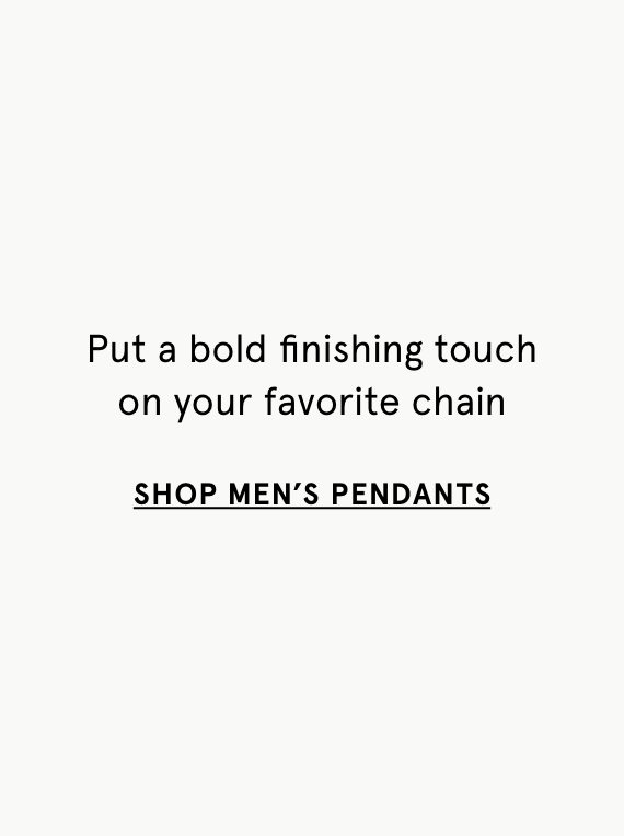 Shop Men's Pendants