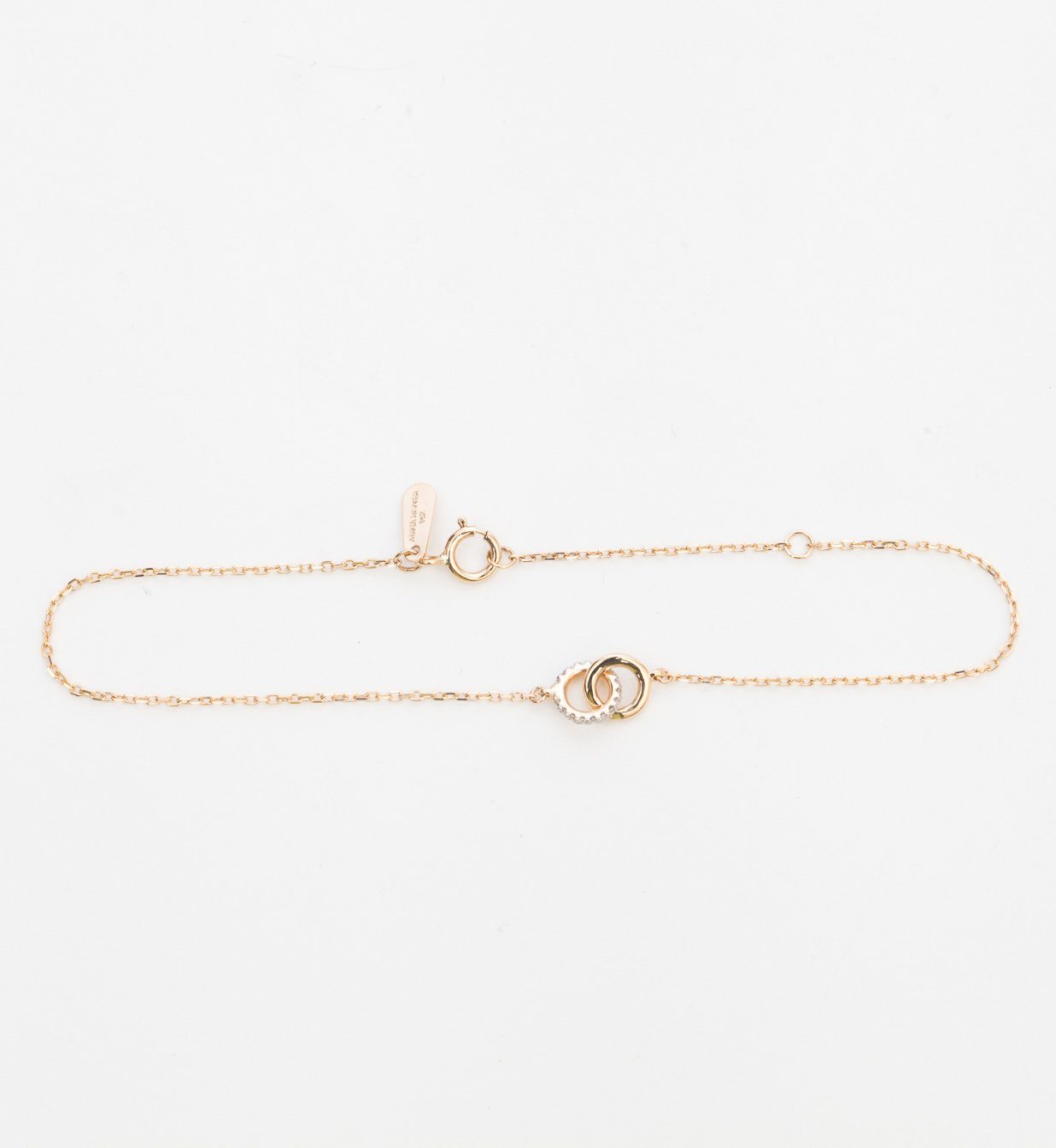 Pavé Interlocking Loop Bracelet