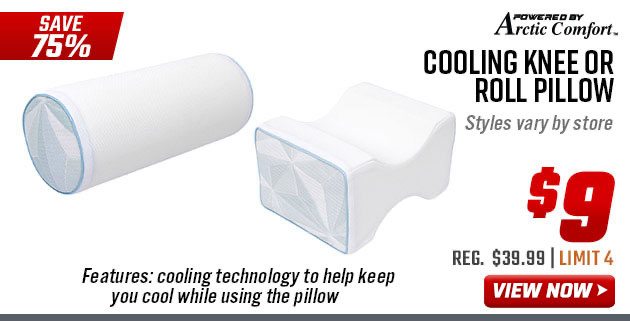 Arctic Comfort Cooling Knee or Roll Pillow