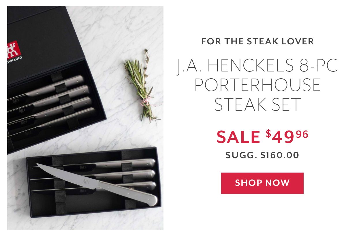 JA Henckels PorterHouse Steak Set