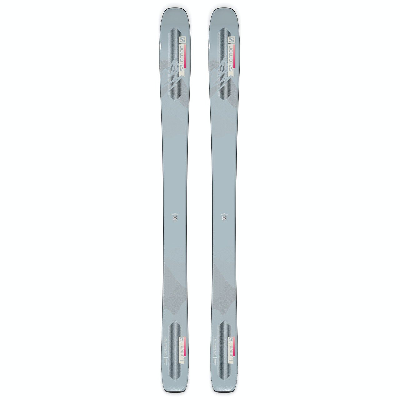 Salomon Skis N Qst Lumen 99 Lightgrey/p 153 Womens Skis - Light Grey 2128/pink