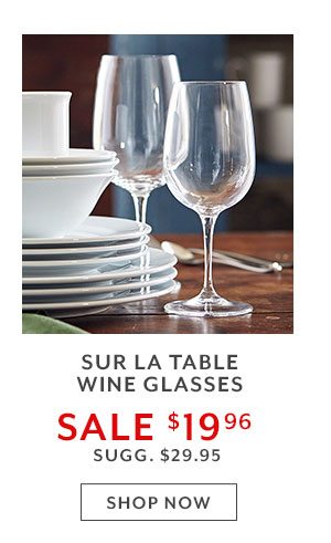 Sur la Table Wine Glasses