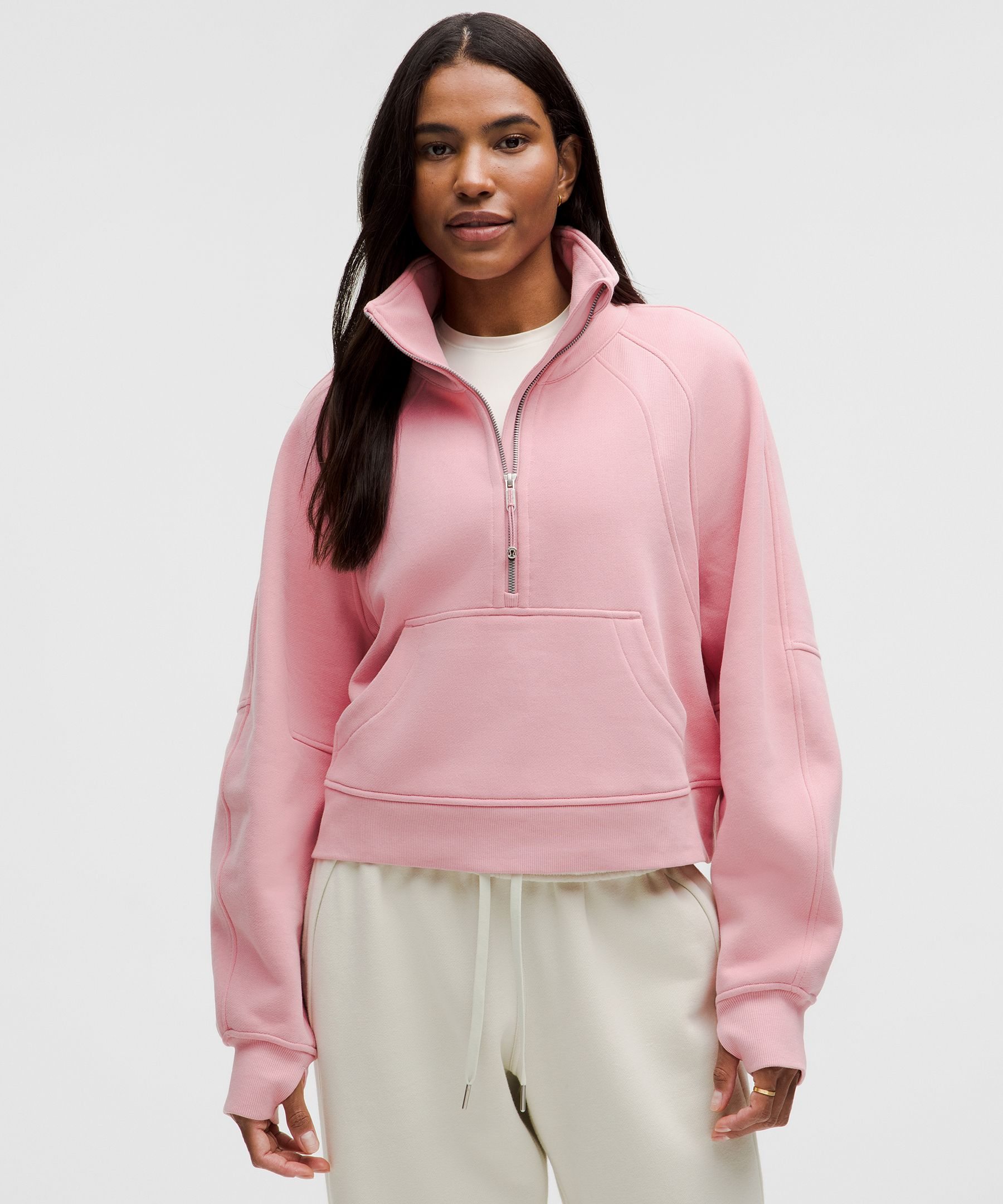 Scuba Oversized Funnel-Neck Half Zip