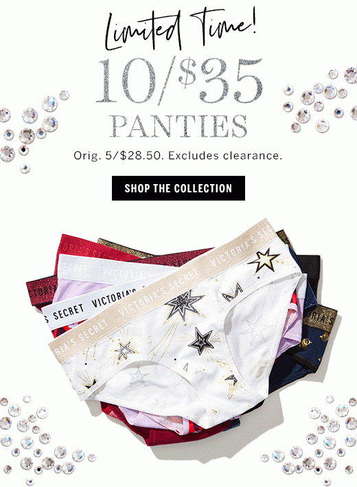 It's a 10/$35 Panty Party 🎉 - Victoria's Secret Email Archive