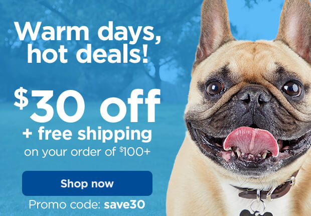 Warm days, hot deals! $30 off + free shipping on your order of $100+. Promo code: save30. Shop now.