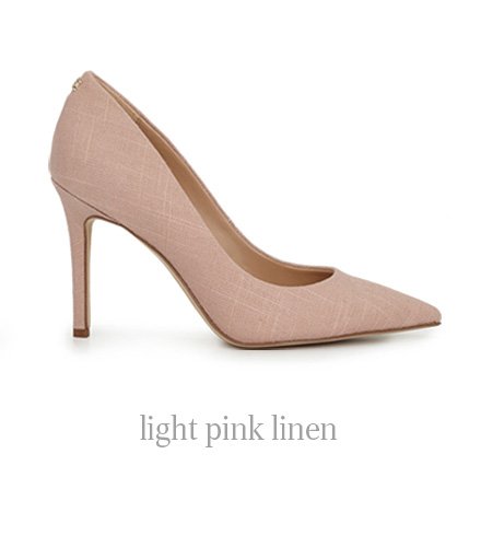 light pink linen