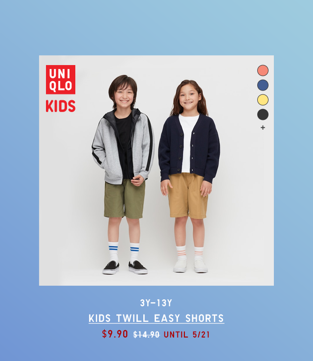 PDP8 - KIDS TWILL EASY SHORTS