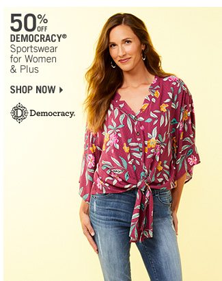 Shop 50% Off Democracy for Women & Plus