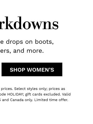 New Markdowns | Shop Women's