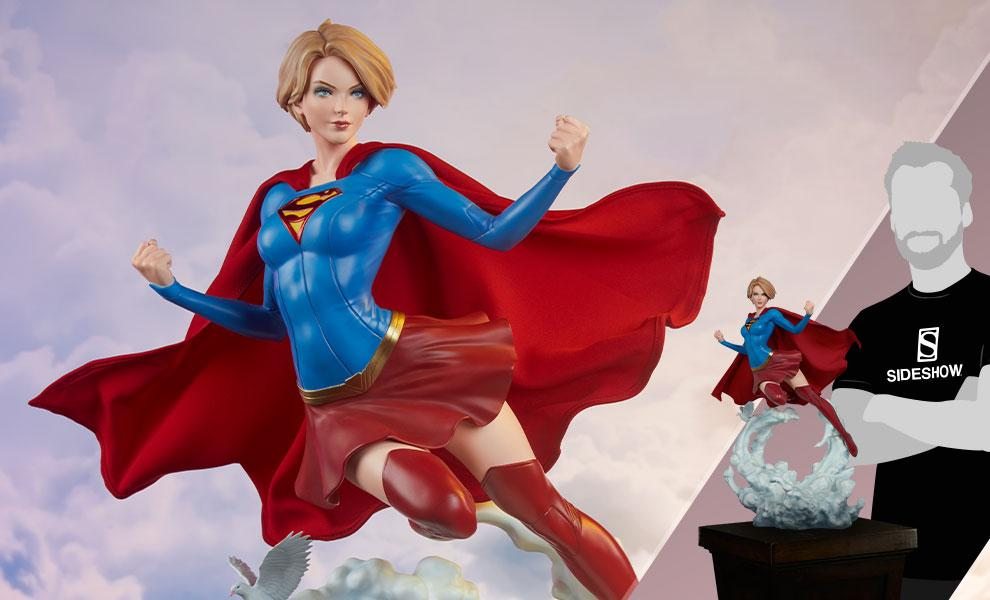 ONLY 750 WORLDWIDE> Sideshow Exclusive Supergirl Premium Format™ Figure Based on artwork by Stanley ‘Artgerm’ Lau!
