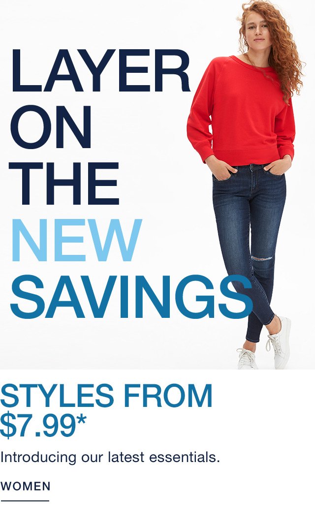 Layer on the new savings