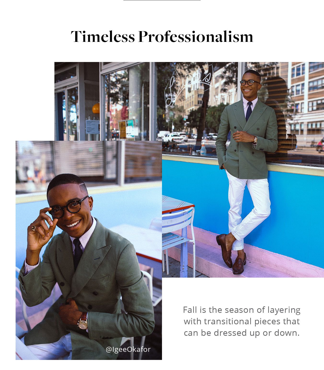 Timeless Professionalism