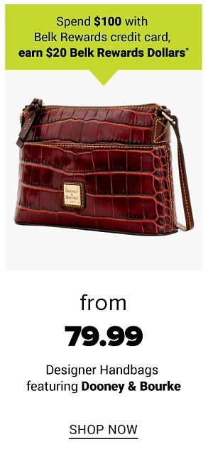 $99.99 select Dooney & Bourke Handbags plus extra 25% off designer handbag clearance - Shop Now