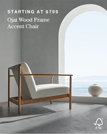 Ojai Wood Frame Accent Chair
