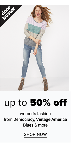 Up to 50% off women's fashion from Democracy, VAB & more - Shop Now