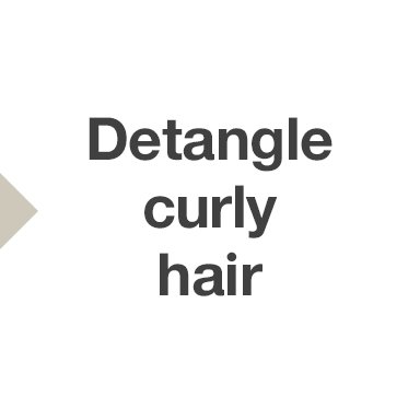 detangle curly hair