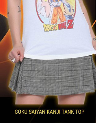 Goku Saiyan Kanji Tank Top