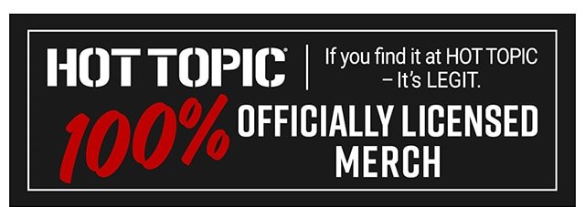 If you find it at Hot Topic It's Legit. Hot Topic 100% Offically Licensed Merch
