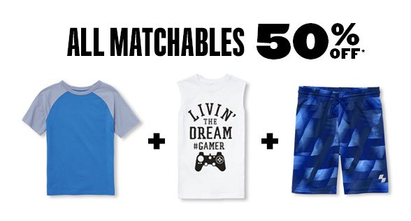 All Matchables 50% Off