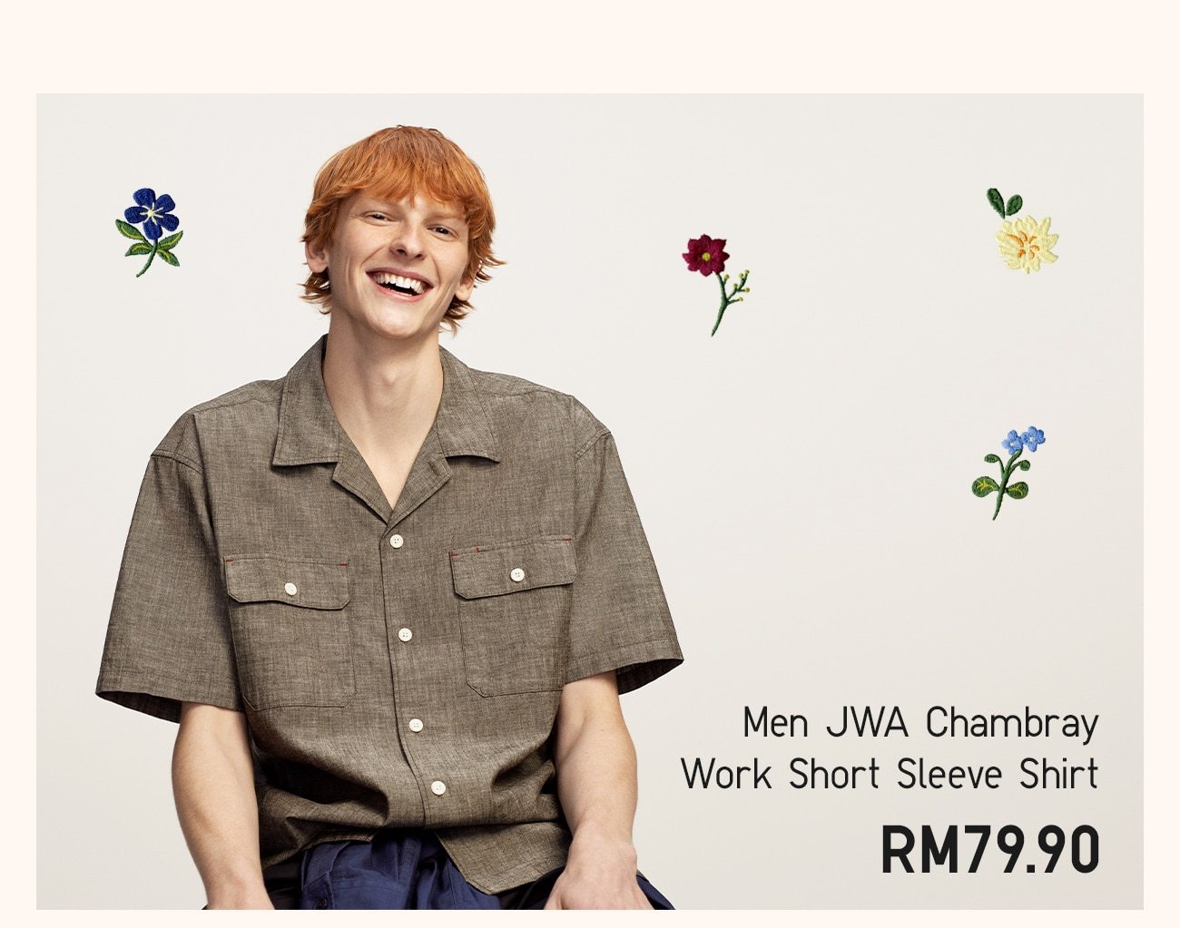 MEN JWA CHAMBRAY WORK SHIRT