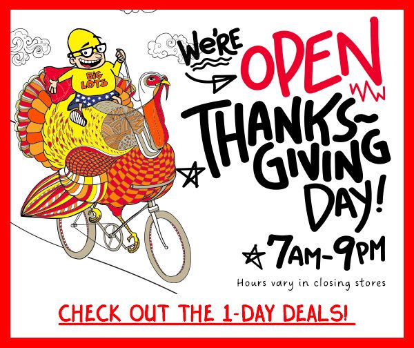 Open Thanksgiving Day