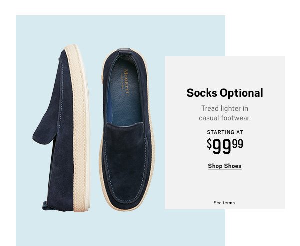 Socks Optional Starting at $109.99 Shop Shoes>