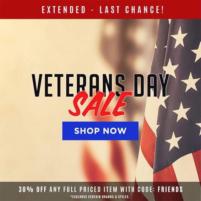 Veterans Day Sale | Shop Now