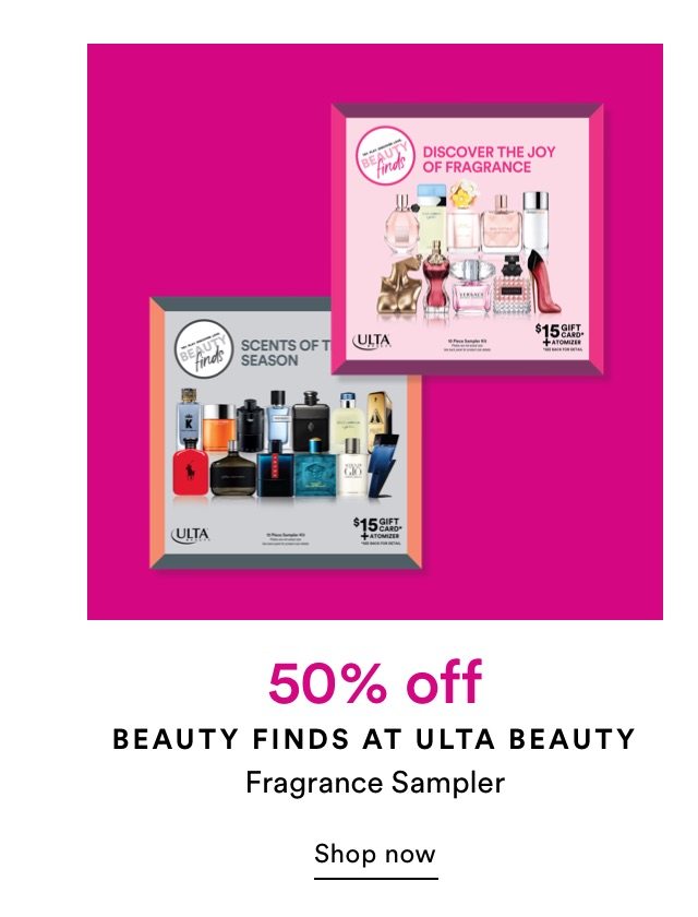 50% off Beauty finds at Ulta Beauty