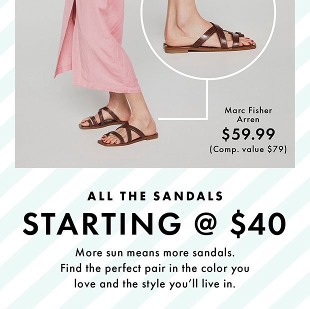 ALL THE SANDALS