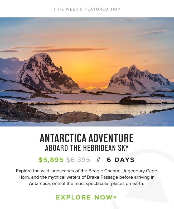 Antarctica Adventure aboard the Hebridean Sky
