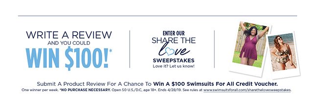 Enter Our Share The Love Sweepstakes